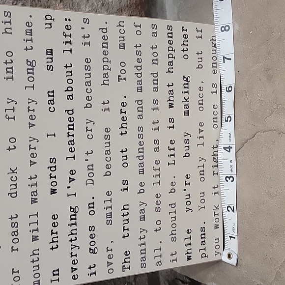 Getting things you want out of life plaque - Picture 4 of 5